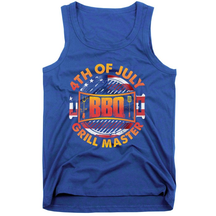 4th Of July Bbq Grill Master Gift Tank Top