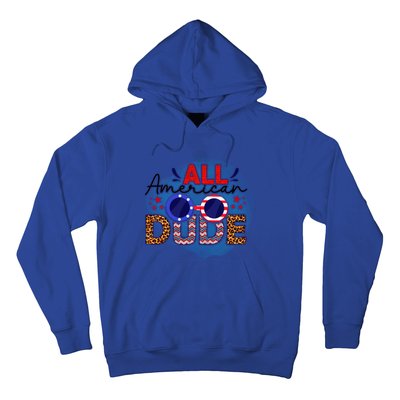 4th Of July Clothes And Accessories All American Dude Gift Hoodie