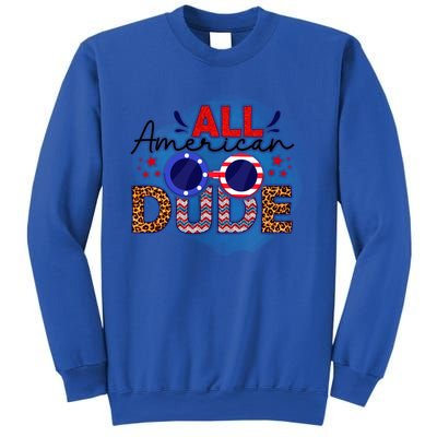 4th Of July Clothes And Accessories All American Dude Gift Sweatshirt