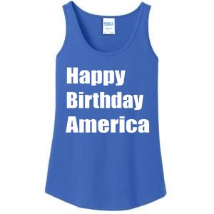 4th Of July Funny Sarcastic Happy Birthday America Usa Cool Gift Ladies Essential Tank