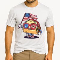 4th Of July Taco Patriotic Cooling Performance Crew T-Shirt