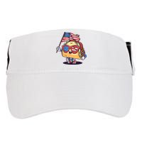 4th Of July Taco Patriotic Adult Drive Performance Visor