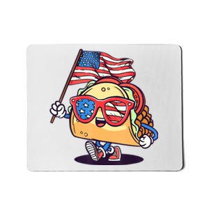 4th Of July Taco Patriotic Mousepad