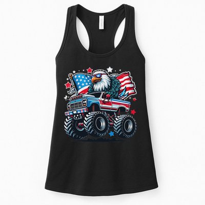 4th Of July Patriotic American Flag Eagle Usa Red White Blue Womens Tank Top