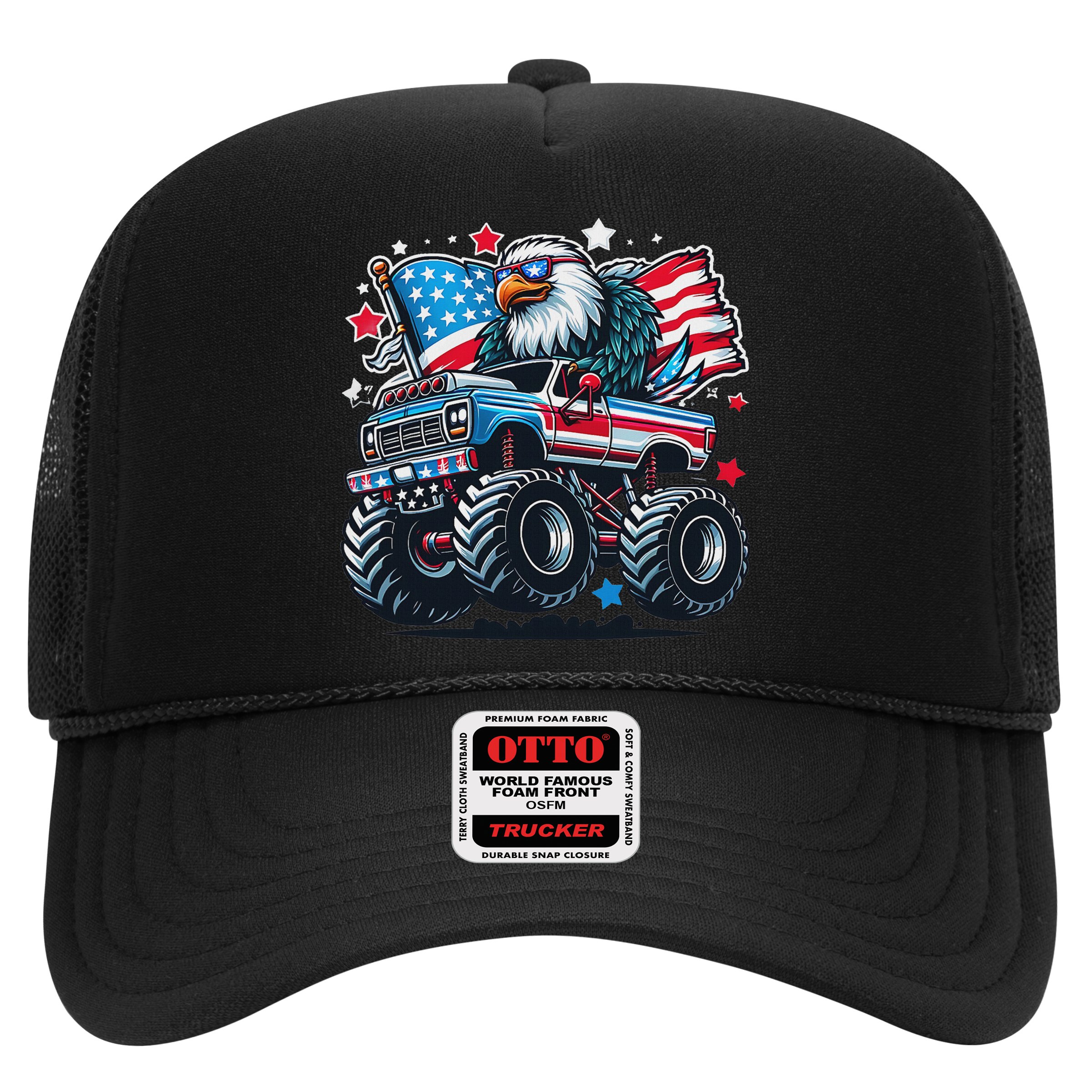4th Of July Patriotic American Flag Eagle Usa Red White Blue Hat