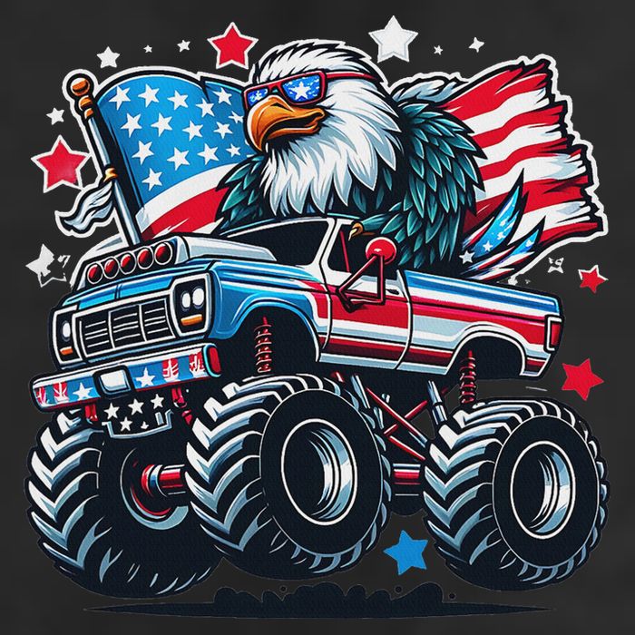 4th Of July Patriotic American Flag Eagle Usa Red White Blue Hat