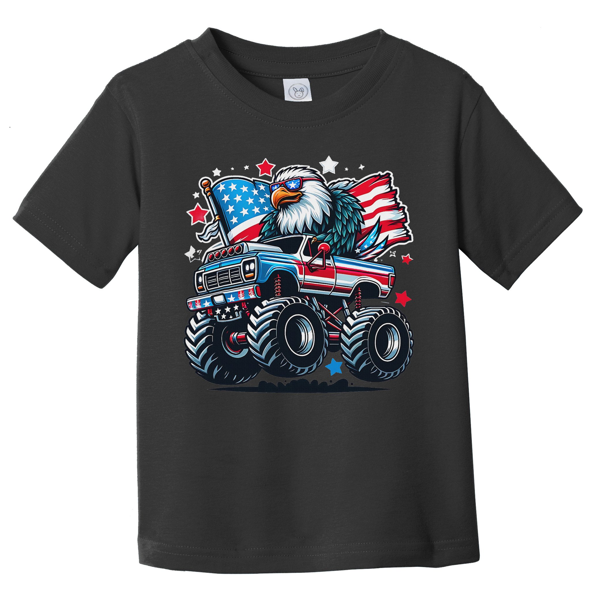4th Of July Patriotic American Flag Eagle Usa Red White Blue Toddler T-Shirt