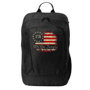 4th Of July Shirts We The People 1776 Usa Flag City Backpack