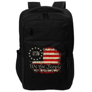 4th Of July Shirts We The People 1776 Usa Flag Impact Tech Backpack