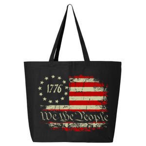 4th Of July Shirts We The People 1776 Usa Flag 25L Jumbo Tote