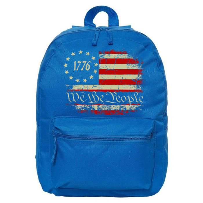 4th Of July Shirts We The People 1776 Usa Flag 16 in Basic Backpack