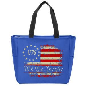 4th Of July Shirts We The People 1776 Usa Flag Zip Tote Bag