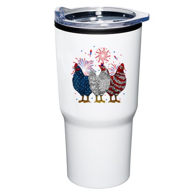 4th Of July Chicken Usa Flag Patriotic Chicken Lover Gift Tumbler