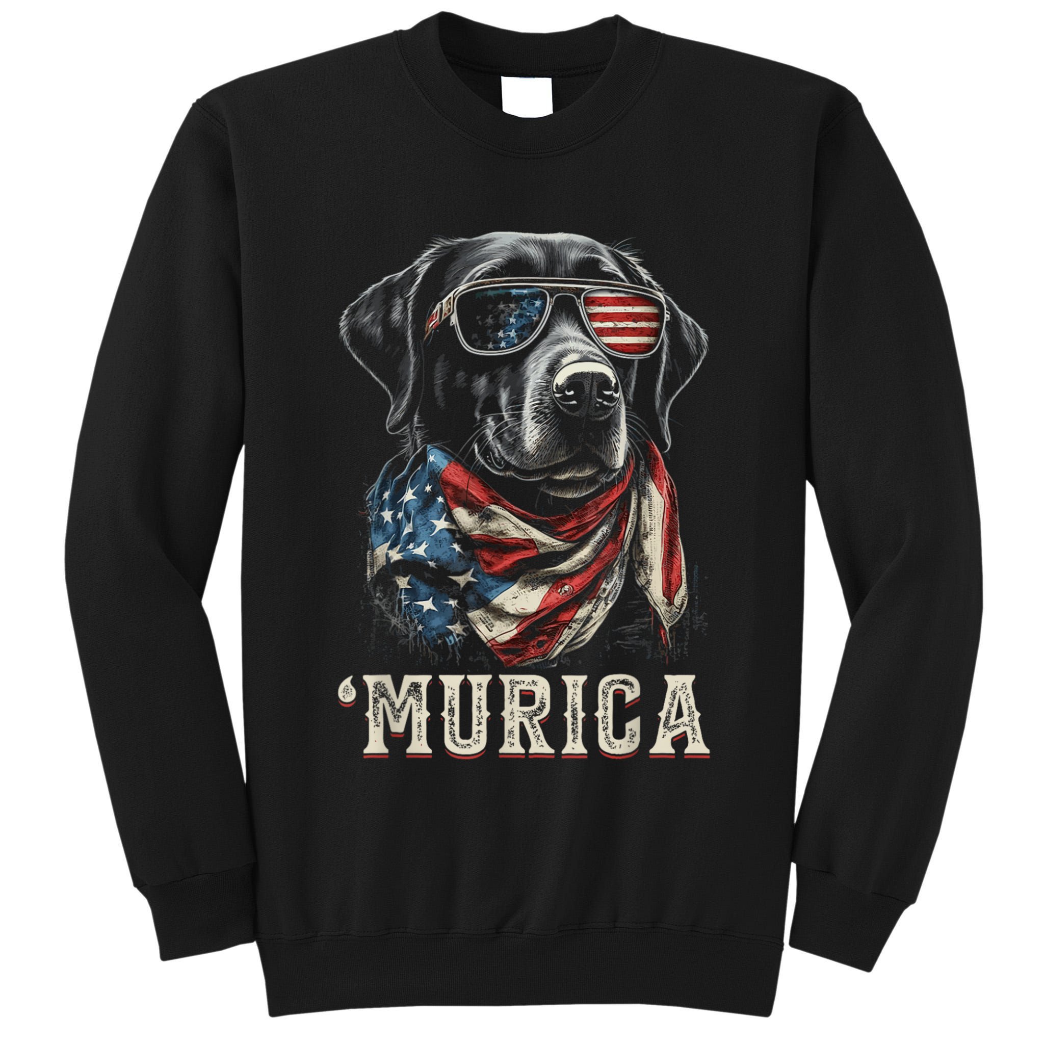 4th Of July Bald Eagle Mullet Murica Usa Dog Usa Merica Tall Sweatshirt
