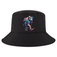 4th Of July Bigfoot Sasquatch Patriotic American Flag Cool Comfort Performance Bucket Hat