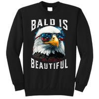 4th Of July Independence Day Bald Eagle Bald Is Beautiful Sweatshirt