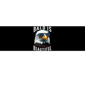 4th Of July Independence Day Bald Eagle Bald Is Beautiful Bumper Sticker