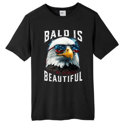 4th Of July Independence Day Bald Eagle Bald Is Beautiful Tall Fusion ChromaSoft Performance T-Shirt