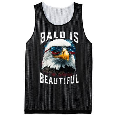 4th Of July Independence Day Bald Eagle Bald Is Beautiful Mesh Reversible Basketball Jersey Tank