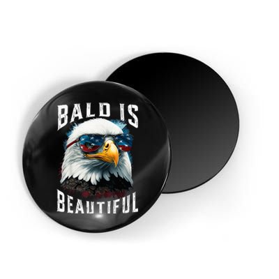 4th Of July Independence Day Bald Eagle Bald Is Beautiful Magnet