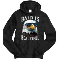 4th Of July Independence Day Bald Eagle Bald Is Beautiful Tie Dye Hoodie