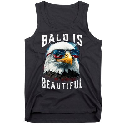 4th Of July Independence Day Bald Eagle Bald Is Beautiful Tank Top