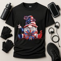 4th Of July Gnome Festive Holiday Cooling Performance Crew T-Shirt