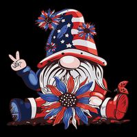 4th Of July Gnome Festive Holiday Backpack