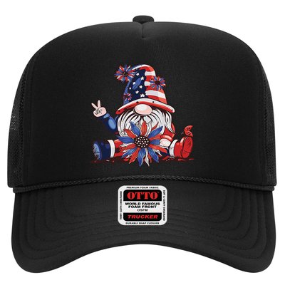 4th Of July Gnome Festive Holiday Trucker Hat