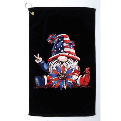 4th Of July Gnome Festive Holiday Golf Towel