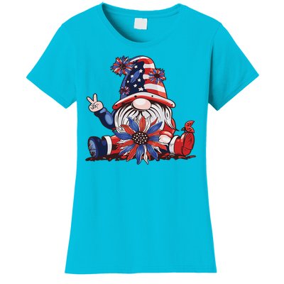 4th Of July Gnome Festive Holiday Women's T-Shirt