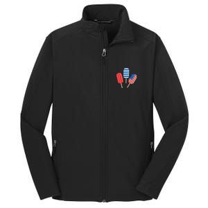 4th Of July Popsicle Usa Core Soft Shell Jacket