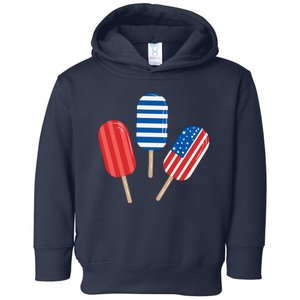 4th Of July Popsicle Usa Toddler Hoodie