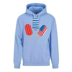 4th Of July Popsicle Usa Unisex Surf Hoodie