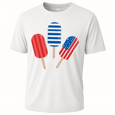 4th Of July Popsicle Usa Performance Shirt