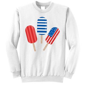 4th Of July Popsicle Usa Sweatshirt