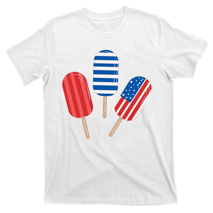 4th Of July Popsicle Usa T-Shirt