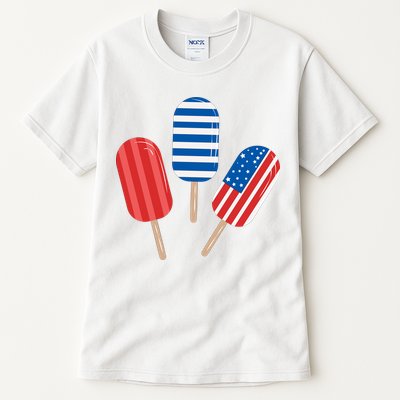 4th Of July Popsicle Usa Tall T-Shirt