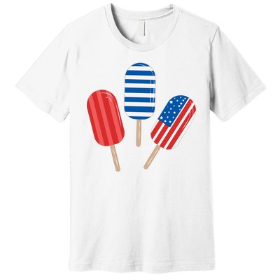 4th Of July Popsicle Usa Premium T-Shirt