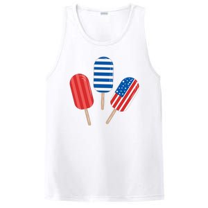 4th Of July Popsicle Usa PosiCharge Competitor Tank