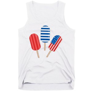 4th Of July Popsicle Usa Tank Top