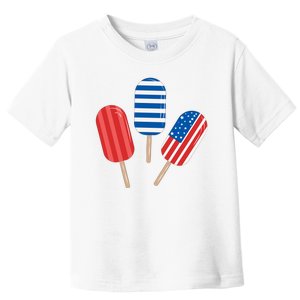 4th Of July Popsicle Usa Toddler T-Shirt