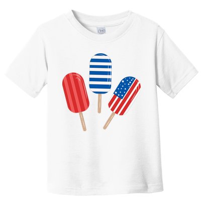 4th Of July Popsicle Usa Toddler T-Shirt