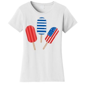 4th Of July Popsicle Usa Women's T-Shirt