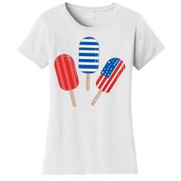 4th Of July Popsicle Usa Women's T-Shirt