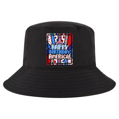 4th Of July Independence Day Happy Birthday America Meaningful Gift Cool Comfort Performance Bucket Hat