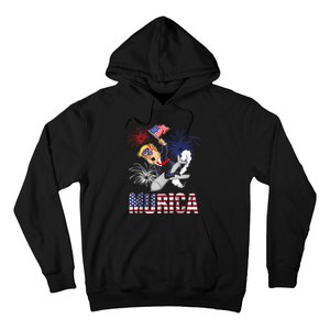 4th Of July Bald Eagle Mullet Murica Usa Usa Merica Hoodie