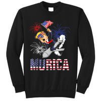 4th Of July Bald Eagle Mullet Murica Usa Usa Merica Sweatshirt