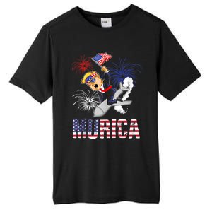 4th Of July Bald Eagle Mullet Murica Usa Usa Merica Tall Fusion ChromaSoft Performance T-Shirt