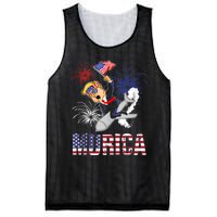 4th Of July Bald Eagle Mullet Murica Usa Usa Merica Mesh Reversible Basketball Jersey Tank